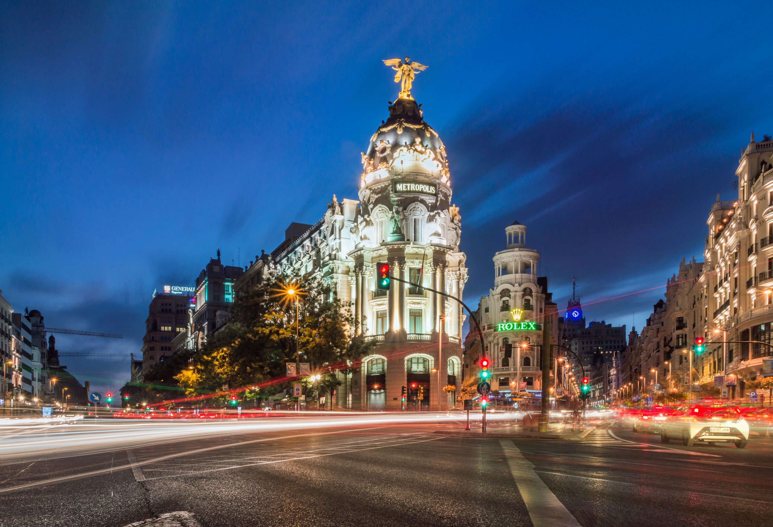 Gran Vía w Madrycie