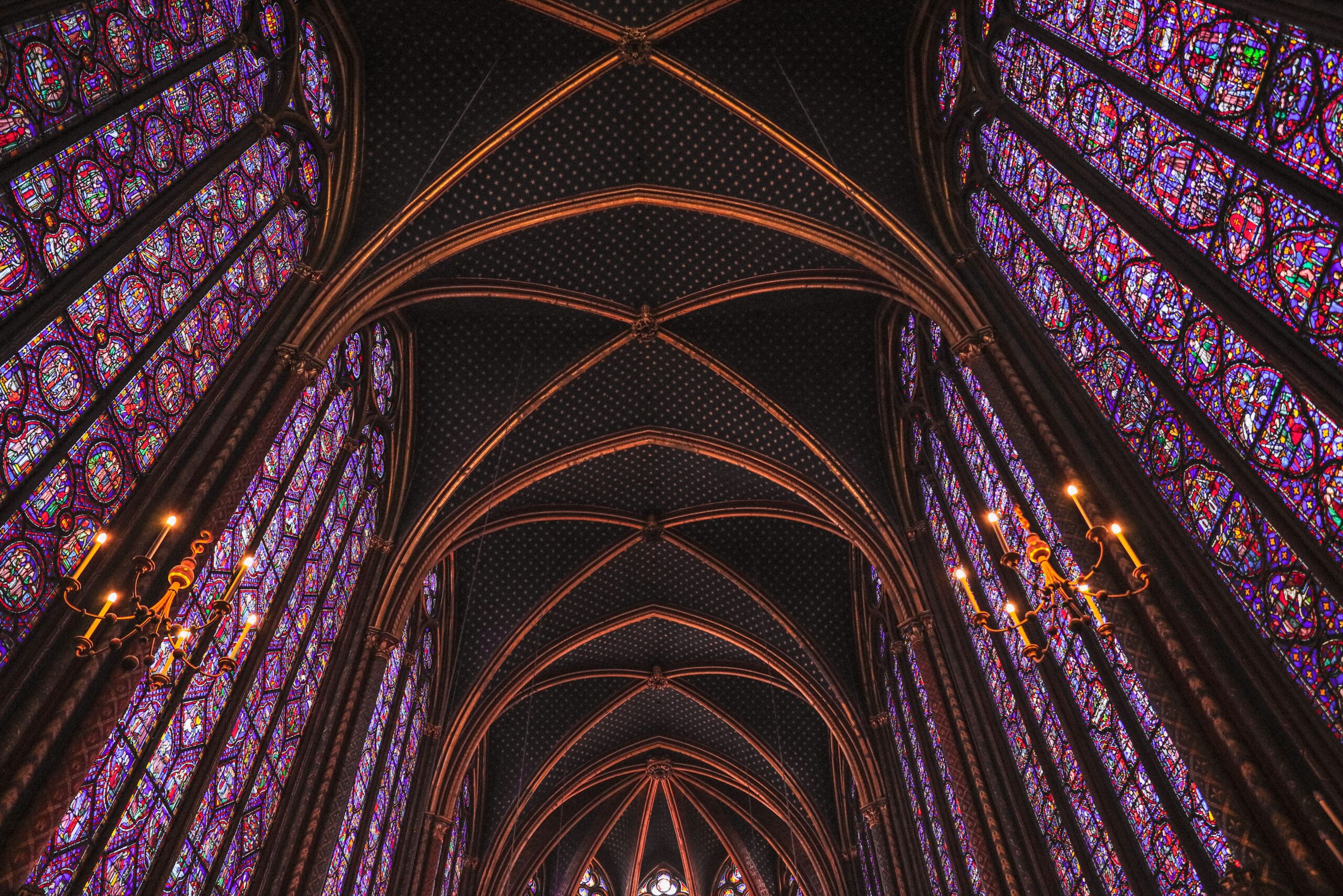 Witraże Sainte-Chapelle w Paryżu