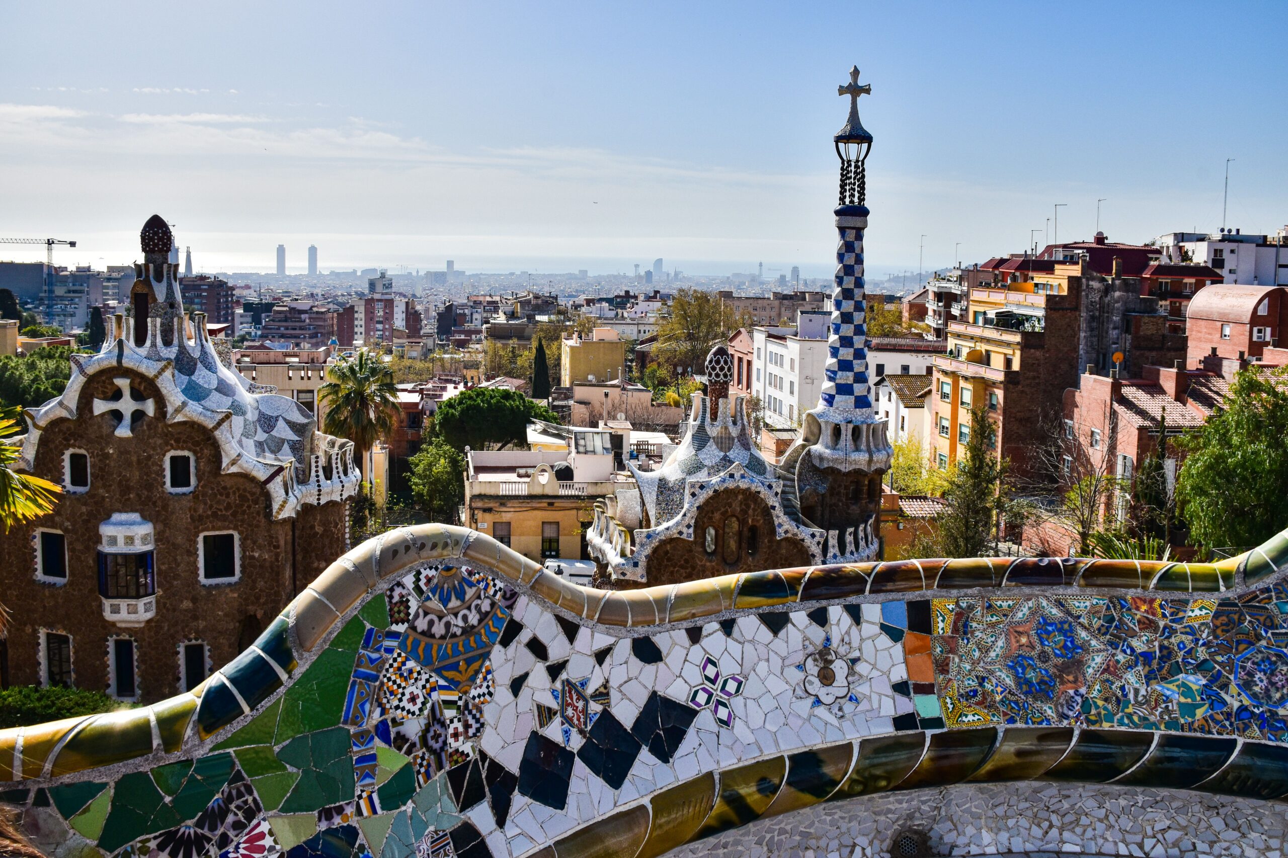 Barcelona nocą lub z lotu ptaka
