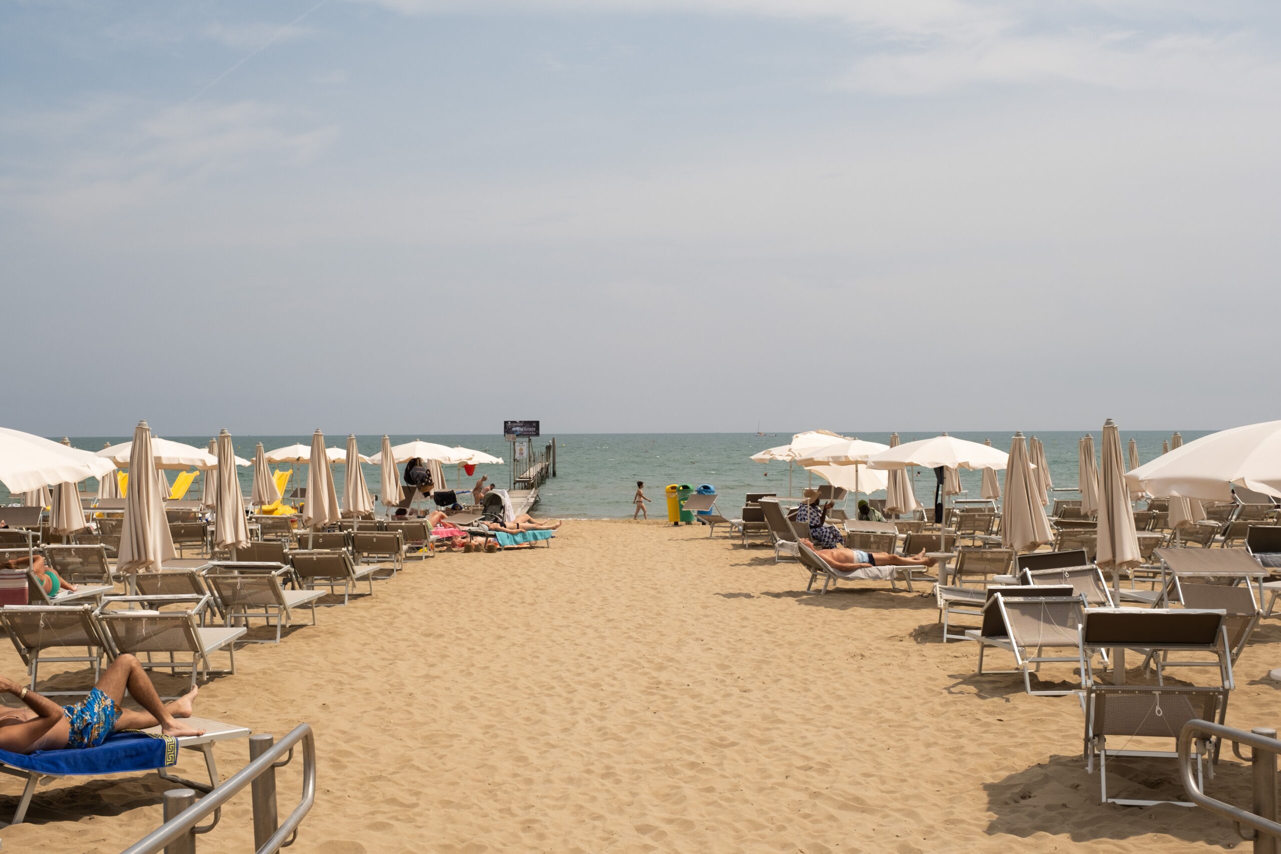 Plaża na wyspie Lido