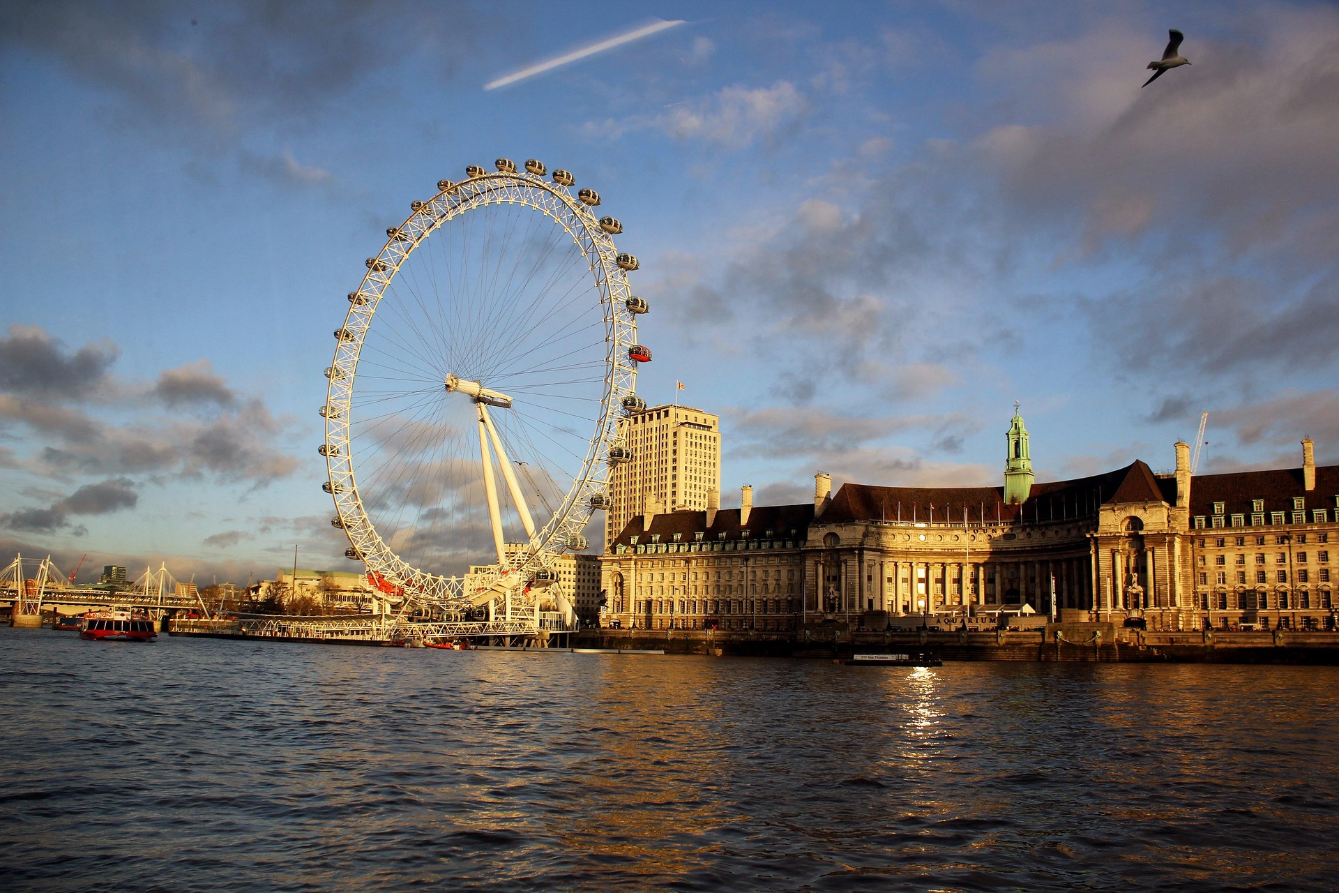 London Eye nad Tamizą
